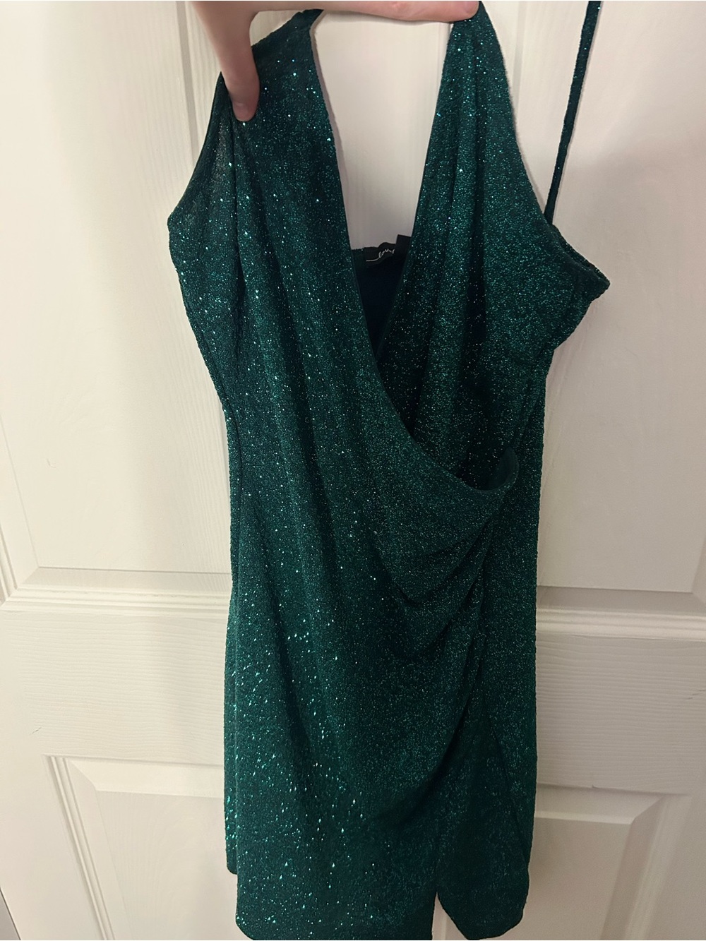 Lovely Day Emerald Sparkle Dress